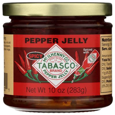 Tabasco Spicy Pepper Jelly, All Natural, 10 Ounce (Pack of 6)