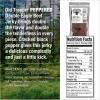 Old Trapper Peppered Double Eagle Beef Jerky | Real Wood Smoked | 10g of Protein | 1 Bag (80 Pieces) view 2