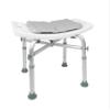 KMINA Shower Stool, Padded with Foam Cushion, Heavy Duty Double Reinforced Crossbar with 6 Height Adjustable, Tool Free, Anti-Slip, Made in Europe view 1