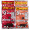 Strollo's Beef Jerky Snack Packs - Hot and Hot Garlic 4 Pack - 1.5oz Each- Low Sodium, Low Sugar, Low Carb - Made with All Natural USA Beef, USDA Certified- 2 of Each Flavor view 1