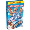 Rice Krispies Breakfast Cereal, Fat Free, Original with Red and Blue Color Mix, 12oz Box (1 Box) view 1
