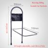 CTVR Bed Rail with Organizer Pouch, Medical Bed Support Bar, Standing Bar Handle with Fall Prevention Guard, Suitable for Pregnant Women, Infants view 2