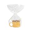 Feronia Packaging Gift Wrap Round Bottom Cellophane Bags 2 Pack (9 x 20) view 1