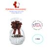 Feronia Packaging Gift Wrap Round Bottom Cellophane Bags 2 Pack (9 x 20) view 4