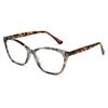 2SeeLife Large Cat Eye Reading Glasses For Women - Medium-Wide Faces, Durable Frame, Spring Hinges, Oversized Cateye Readers, Rose-Blue Tortoise, +1.75 view 1