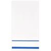 Gift Boutique 100 Blue Trim Lined Guest Napkins Disposable Paper Pack Elegant Dinner Hand Napkin for Bathroom Wedding Holiday Anniversary Birthday Party Bridal and Baby Shower Decorative Towels view 1