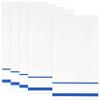 Gift Boutique 100 Blue Trim Lined Guest Napkins Disposable Paper Pack Elegant Dinner Hand Napkin for Bathroom Wedding Holiday Anniversary Birthday Party Bridal and Baby Shower Decorative Towels view 3