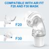 2 Packs Replacement Swivel Elbow Connector for Airfit F20 F30, FSA HSA Eligible, QuiteAir Elbow Quick-Release,Great-Value CPAP Supplies by Medihealer view 2