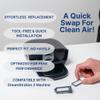 Snugell Dreamstation 2 CPAP Filter Kit  Universal Replacement Filters Compatible with Respironics CPAP Machines for Optimal Air Quality (8-Pack (2 Reusable + 6 Disposable)) view 3