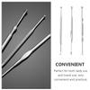 FOMIYES 9pcs Double-Ended Spiral Ear Wax Cleaner Tool Stainless Steel Ear Wax Scoop Kit for Safe and Cleaning Portable for Home and Travel Use view 2