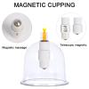 ZILAMPU Electric Cupping Therapy Set, Portable Chinese Cupping Therapy Machine with Pump, Electric Body Massage Scraping Care Device Kit with 4 Vacuum Suction Cups for Homeuse view 4