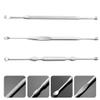 FOMIYES 6pcs Stainless Steel Double-Headed Ear Scoop Ear Wax Cleaner Kit for and Portable and Design for Daily Use view 3