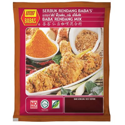 Baba's Mix Powder 250g (Rendang Mix, 6 Packs)