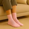 AWS/American Made Womens Diabetic Ankle Socks 3 Pairs  Soft Cotton, Non-Binding Top, Seamless Toe, Shoe Size 9-11 (Pink) view 2