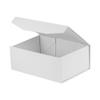 OBMMIRAO 5PCS White Gift Box 9.5x7x4 Inches, Sturdy Gift Box with Lid for Gift Packaging, Foldable Magnetic Closure Storage Boxes Rectangle Collapsible Box (White/5PCS) view 1