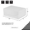 OBMMIRAO 5PCS White Gift Box 9.5x7x4 Inches, Sturdy Gift Box with Lid for Gift Packaging, Foldable Magnetic Closure Storage Boxes Rectangle Collapsible Box (White/5PCS) view 3