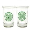 Celtic FC Shot Glass (Pack of 2) (One Size) (White/Green) view 1