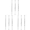 Beaupretty 9pcs Stainless Steel Ear Wax Removal Tools Ear Scoops Double-Headed Design for Safe and Cleaning Portable view 1