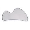 304 Stainless Steel Beauty Appliances Gua Sha Tool Massager Jade Massage Apparatus,90X42 Mm view 1