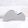 304 Stainless Steel Beauty Appliances Gua Sha Tool Massager Jade Massage Apparatus,90X42 Mm view 3