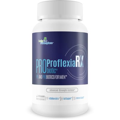 Probiotic Proflexia Rx Male Formula - Our Best Male Formula with Prebiotics & Over 40 Billion CFUs of Probiotics - Support Your Male Health with This Natural Probiotic for Men