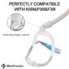 2 Packs Replacement Swivel Elbow Connector Compatible with Airfit N30i&P30i&F30i,Tube Quick-Release Elbow,Great-Value Supplies by Medihealer view 3