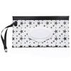 5 piecesSnap Strap Portable Baby Wet Wipes Bag Tissue Box Container Eco-friendly Easy-carry Clamshell Cosmetic Cleaning Cases 24*13.5cm(random hair) view 1