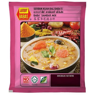 Baba's Mix Powder 125g (Sambar Mix, 9 Packs)