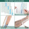 BBTO 100 Pcs Transparent Stretch Adhesive Bandage Waterproof Clear Patches Cover Protective Shower Film Wrap (2,4,6,8 Inch) view 3