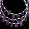 20 Pieces Natural Amethyst Side Drilled Polished Rough/Amethyst Polished Raw/Purple Amethyst Crystal/Amethyst Raw/Semi Precious Raw/ 5-8 Mm By Krishiv Exports view 3