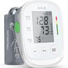 AILE Blood Pressure Monitor, Blood Pressure Machine Upper Arm Large Cuff(8.7"-16.5"), High Automatic Blood Pressure Monitors Cuff for Home Use, Manual Arm Bp Monitor, 2 * 99 Memory (White) view 1