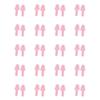 SEIWEI 20 Pairs Silicone Earplugs Ear Plugs Anti Noise Snore Noise Reduction for for Swimming Working Sleeping Waterproof Christmas Tree Shape (Pink) view 1