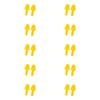 SEIWEI 10 Pairs Silicone Earplugs Ear Plugs Anti Noise Snore Noise Reduction for for Swimming Working Sleeping Waterproof Christmas Tree Shape (Yellow) view 1