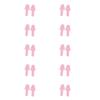 SEIWEI 10 Pairs Silicone Earplugs Ear Plugs Anti Noise Snore Noise Reduction for for Swimming Working Sleeping Waterproof Christmas Tree Shape (Pink) view 1