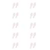 SEIWEI 10 Pairs Silicone Earplugs Ear Plugs Anti Noise Snore Noise Reduction for for Swimming Working Sleeping Waterproof Christmas Tree Shape (White) view 1