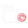 5x5" Self-Sealing Cellophane Bags 300pcs Self Adhesive Cello Bags 2mil Clear Resealable OPP Plastic Bags for Soap Cards Snacks Bakery Cookie Candy Food Treat Favor Lye Bread view 1