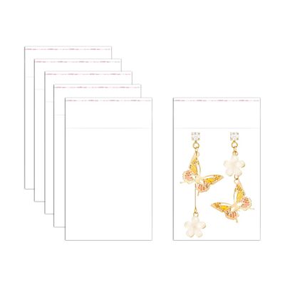 3x4'' Self Sealing Cellophane Bags 300pcs Small Clear Self Adhesive Cello Bags 2mil Tiny Resealable Poly Pouch Bags for Cookie Candy Bakery Photos Cards Soap Jewelry Party Decorative