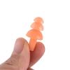 SEIWEI 1 Pair Silicone Earplugs Ear Plugs Anti Noise Snore Noise Reduction for for Swimming Working Sleeping Waterproof Christmas Tree Shape (Blue) view 4