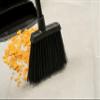 Carlisle FoodService Products Duo-Sweep Plastic Small Debris Lobby Broom with Handle, 30 Inches, Black, (Pack of 12) view 1