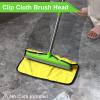 Rubber Broom with Squeegee for Carpet Pet Hair Remover,57 inch Long Handled Fur Remover Rake,Portable Detailing Lint Brush,Pet Removal Fluff Carpet, Hardwood Floor, Tile view 4