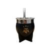 MATE PAMPA AFA XL CON BOMBILLA ACERO INOXIDABLE OFICIAL ARGENTINA MESSI NEGRO view 2