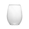 PLASTICPRO 6 Pack Clear Plastic Wine Glasses Stemless Disposable 12 oz BPA Free Shatterproof Plastic Wine Cups Wine Glasses for Parties view 1