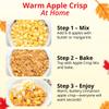 Concord Foods Apple Crisp Mix: Easy-to-Make Dessert with Delicious Ready to Go Ingredients - Sweet, Tender, Fruit Dessert Covered in Buttery, Cinnamon Crumb Topping (8.5 oz Pack of 6) view 4