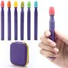 Special Supplies Sensory Mouth Brushes and Oral Stimulation Tools for Kids and Adults, Wake Up Mouth for Desensitization, Soft, Flexible, Textured Silicone (6 Pack) view 1