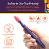 Special Supplies Sensory Mouth Brushes and Oral Stimulation Tools for Kids and Adults, Wake Up Mouth for Desensitization, Soft, Flexible, Textured Silicone (6 Pack) view 2