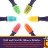 Special Supplies Sensory Mouth Brushes and Oral Stimulation Tools for Kids and Adults, Wake Up Mouth for Desensitization, Soft, Flexible, Textured Silicone (6 Pack) view 3