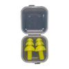 SEIWEI 1 Pair Silicone Earplugs Ear Plugs Anti Noise Snore Noise Reduction for for Swimming Working Sleeping Waterproof Christmas Tree Shape (Yellow) view 1