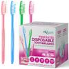 Pruvade 144 Pack Disposable Toothbrushes with Toothpaste Built in - Prepasted Toothbrushes Individually Wrapped - Single Use Waterless Tooth Brush with Soft Bristles - Bubblegum Flavor/Kids view 1