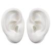 Silicone Ear Model Soft Fake Ear Acupuncture Practice Model Realistic Silicone Ear Mold for Jewelry Display Teaching Instruction (Medium) view 1