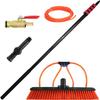 water fed pole kit window cleaning brush outdoor Window Cleaning Pole Water Fed Telescopic Brush Extendable Cleaner Conservatory Roof, Cleaning Photovoltaic And Solar Panels (Size : 24FT/7.2M) view 1